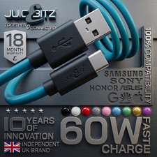 Extra Long USB A to Type C Samsung Charger Cable 2m 3m 4m 5m Fast Charging Lead