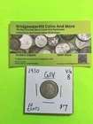 1930 Canadian Silver 10 cent Coin King George V Silver Dime AG Trending At $6