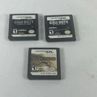 Nintendo DS Call of Duty Lot - Modern Warfare, World at War, Black Ops - TESTED
