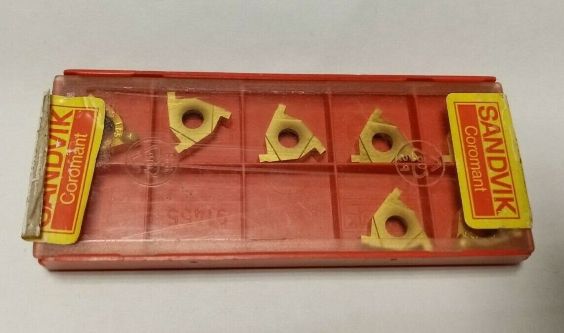 Plaquettes de filetage Sandvik L154.OG-16CC01-160 1020 M20 pour usinage de précision x7