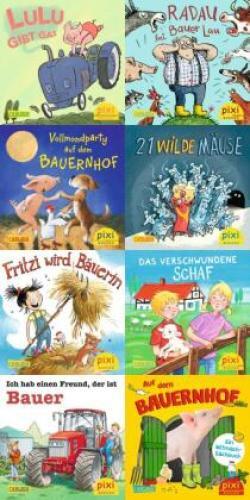 Thumbnail - Pixi-box 253: Pixis Abenteuer Auf Dem Bauernhof (8x8 Exemplare), 64