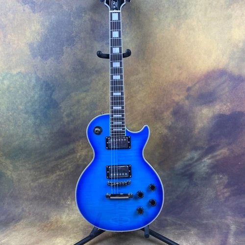 Rosewood Fingerboard Transparent Blue Custom Electric Guitar Ships from USA