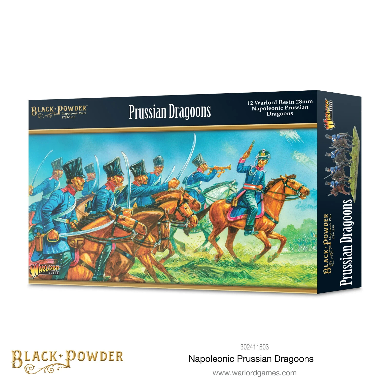 Napoleonic Prussian Dragoons - Brand New - Warlord Games Black Powder Miniatures