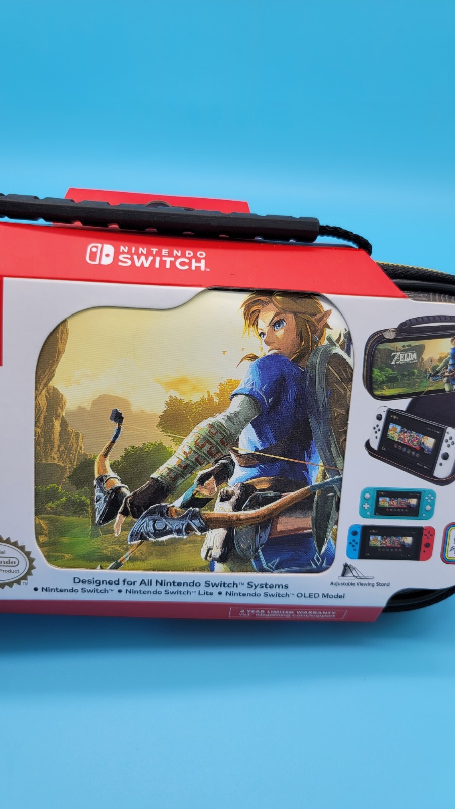 Nintendo Switch Deluxe Travel Case Legend of Zelda Breathe of the Wild ...