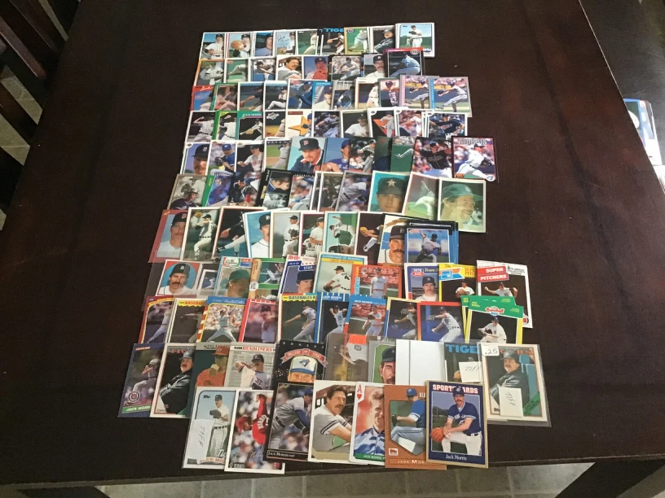 JACK MORRIS Oddball Insert & Regular issue Baseball TIGERS YOU CHOOSE - Image 2 of 4