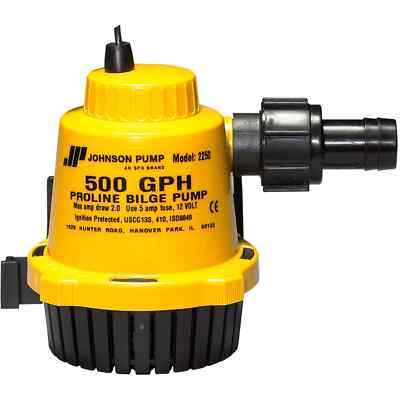 Johnson Pump 22502 500 GPH Proline Bilge Pump Dura Ports