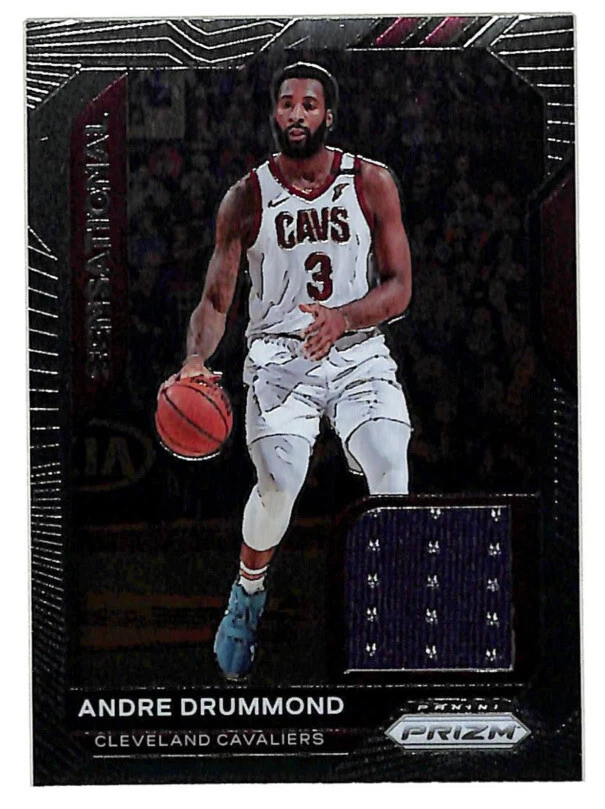 2020 21 Panini Prizm Andre Drummond Sensational jersey patch card