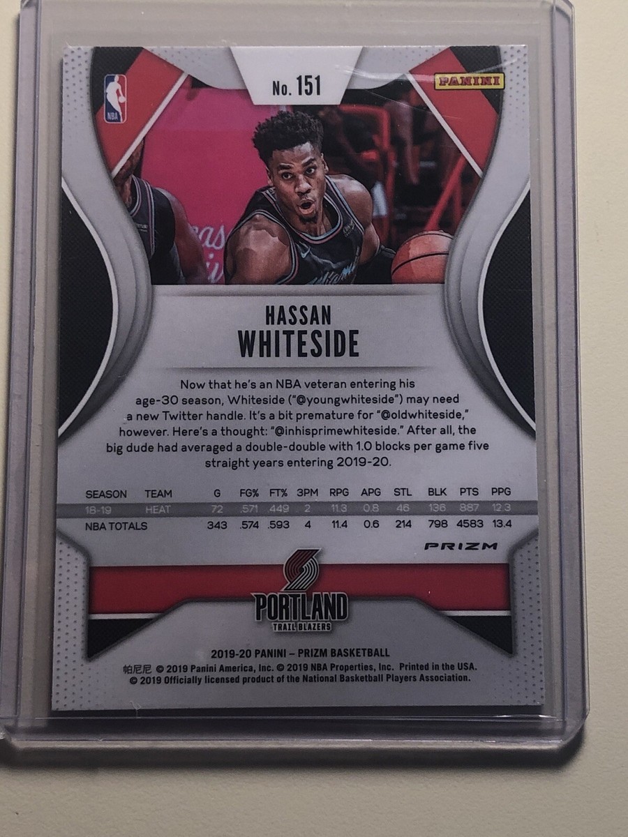 2019-20 Panini Prizm Tiger Stripe Choice Hassan Whiteside #151 | eBay