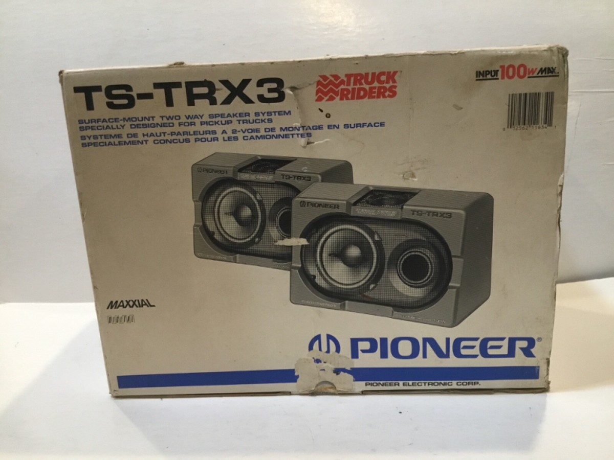 旧車スピーカー Pioneer TS-TRX3 スピーカー 100W２個セット Rare! Pioneer TS-TRX3 Speakers Truck Riders True Vintage | eBay