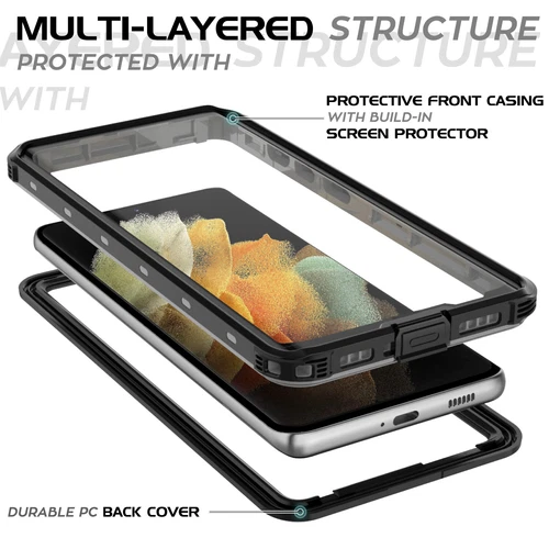 Für Samsung S21 S20 S10 Ultra Note20 10 360°IP68 Wasserdichte Handy Tasche Hülle - Bild 7 von 16