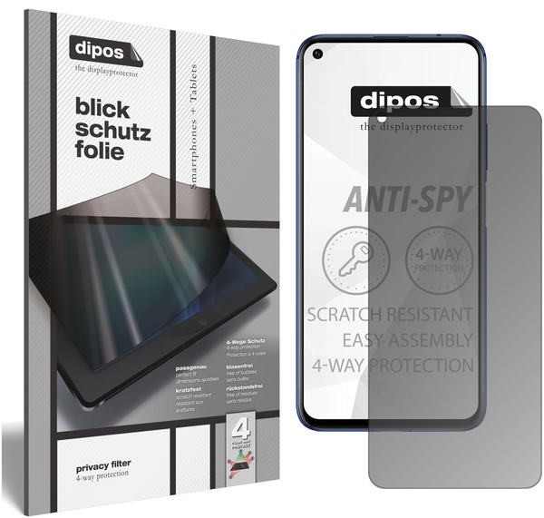 Honor 20S Blickschutzfolie Matt Schutzfolie Folie Display Schutz Dipos-image
