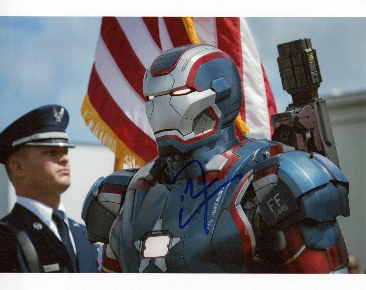 Don Cheadle Iron Man 3 autographed photo signed 8x10 #1 War Machine James  Rhodes
