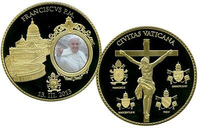 POPE FRANCIS USA 2015 COMMEMORATIVE COIN PROOF LIFE OF POPE FRANCIS