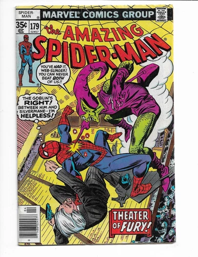 Amazing Spider-Man 179 1978 Marvel Comics VG/F 5.0 Green Goblin Mary Jane Watson