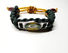 Green Bay Packers Adjustable Charm Bracelet Fan Apparel Souvenirs Football NFL