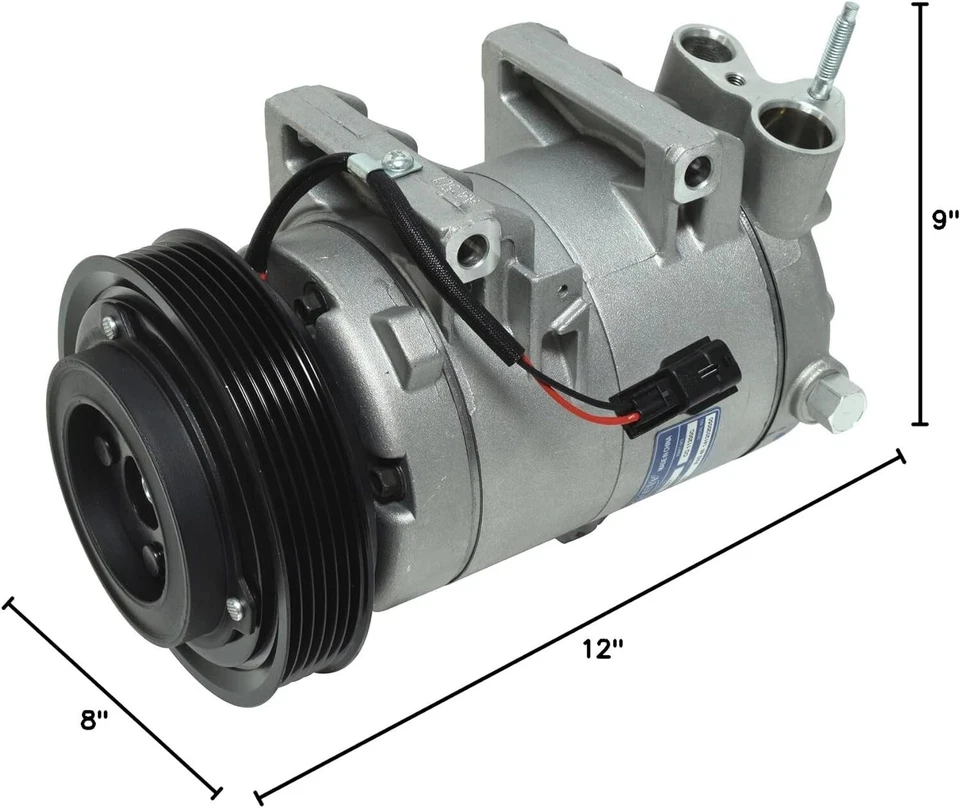 Compresor de aire acondicionado Nissan Rogue 2008-2016 2,5 L *NUEVO hecho en Corea Foto 3 de 4