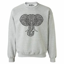 Elephant Mandela Crewnecks Elephant Lover Save The Elephants Sweatshirts