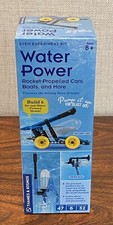 Water Power Rocket-Propelled Cars, Boats,  More Science STEM Experiment Kit NEW