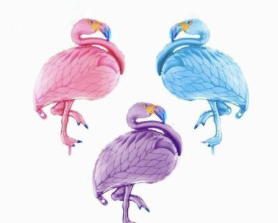 Große Flamingofolie Heliumballon Party Feier hawaiianischer Sommer tropisch
