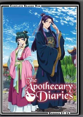 The Apothecary Diaries Episodes 1 - 24 English Dubbed Season 1 Anime DVDs
