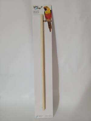 You & Me Bird Wood Perch 16.5in Long New