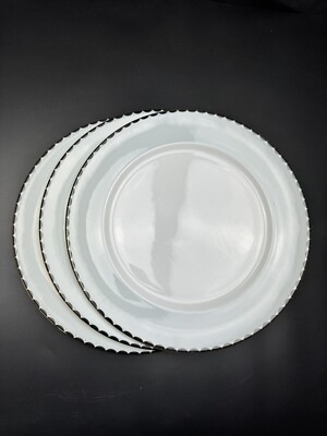 wedgwood Barbara Barry Curtain Call großer runder Speiseteller 30,5 cm x 3