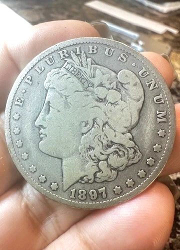 1897O Morgan Silver 90% Silver ( XF) Rare New Orleans mint Dollar See Pic's