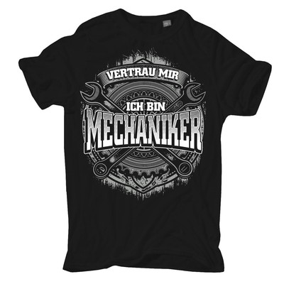 T-Shirt Vertrau mir ich bin Mechaniker Auto Kfz Werkstatt Schrauber S bis 10XL
