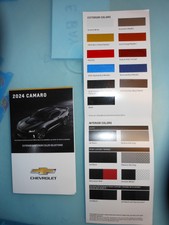 2024 Chevrolet Camaro Coupe & Convertible Exterior & Interior Colors Folder