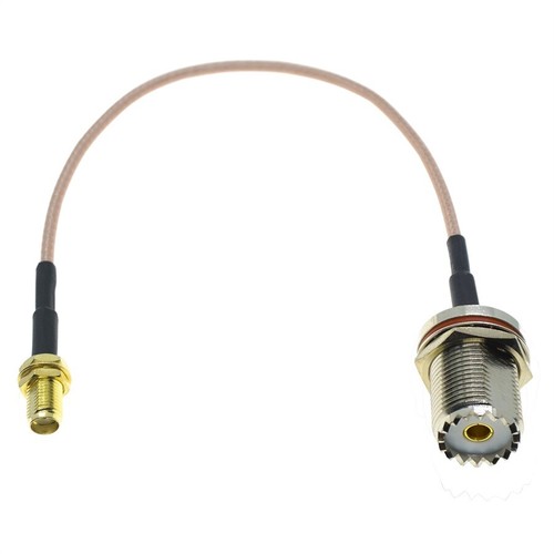 RG316 SMA to UHF Male Female PL259 SO239 Plug connector Crimp Lot RF Coax Cable - Picture 8 of 20