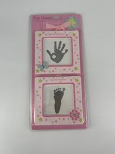 Stepping Stones Baby's First Prints Kit Pink Framed Sweet Baby hand and foot