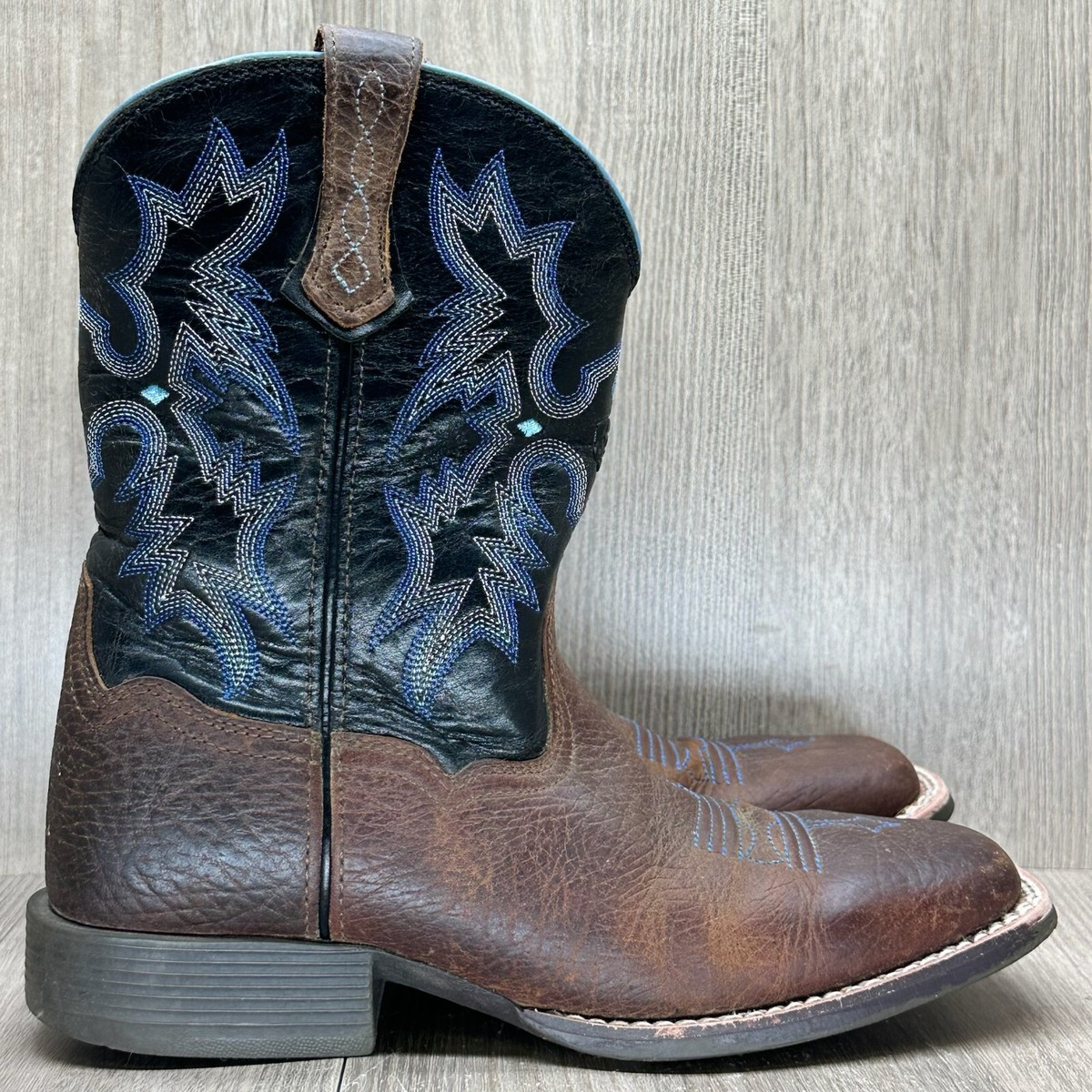 Leather Ariat Tombstone Square Toe Boots Ariat Tombstone