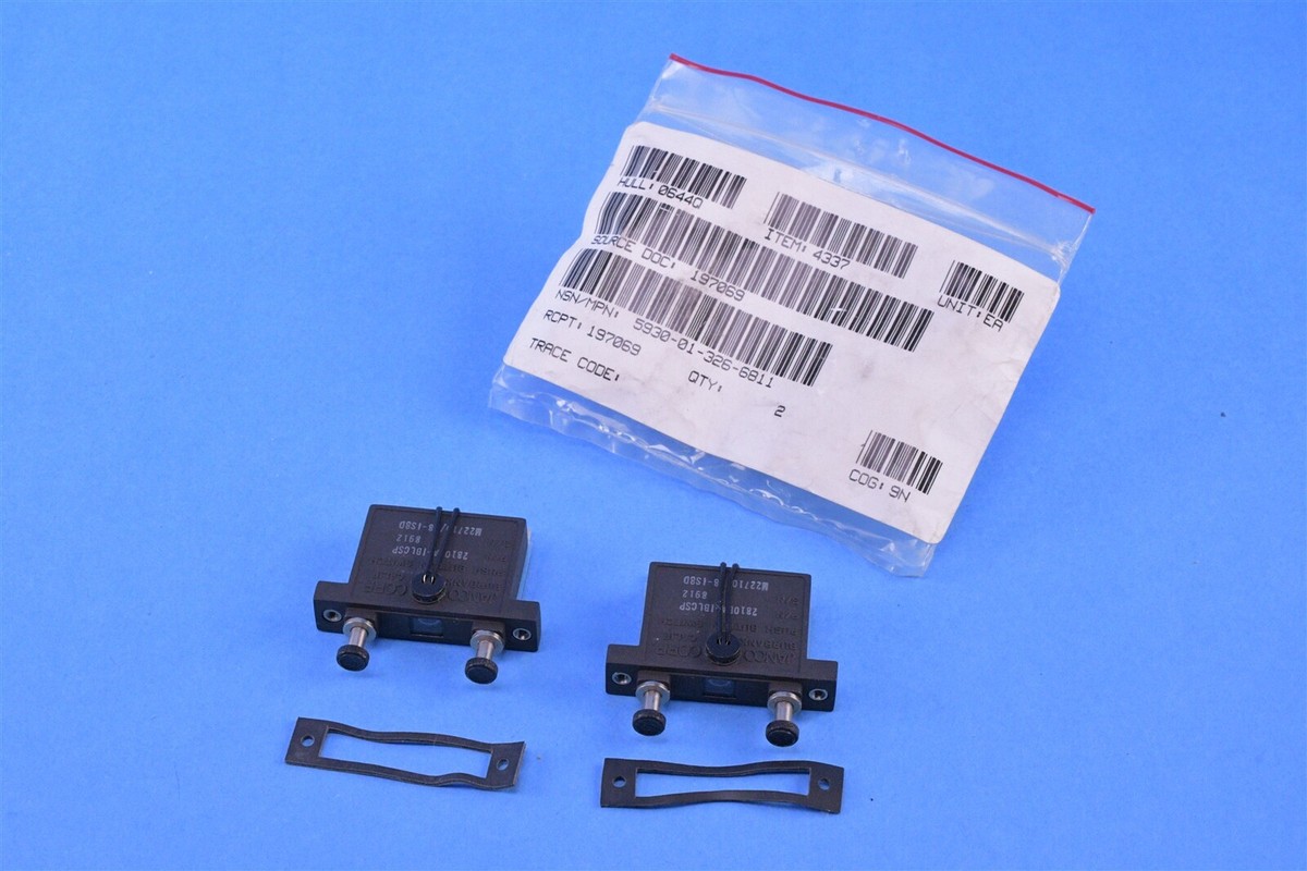 2 Janco Mil-Spec Aircraft Wheel Switch Part # M22710/18-1S8D | eBay