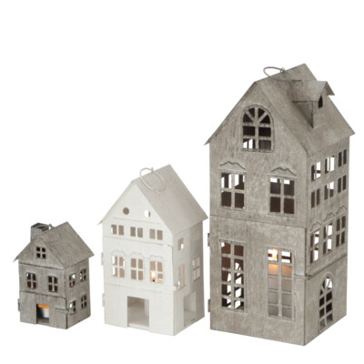 Boltze Laternen Set Firenza Windlichter 3-teilig stilvolles Design Lichthaus