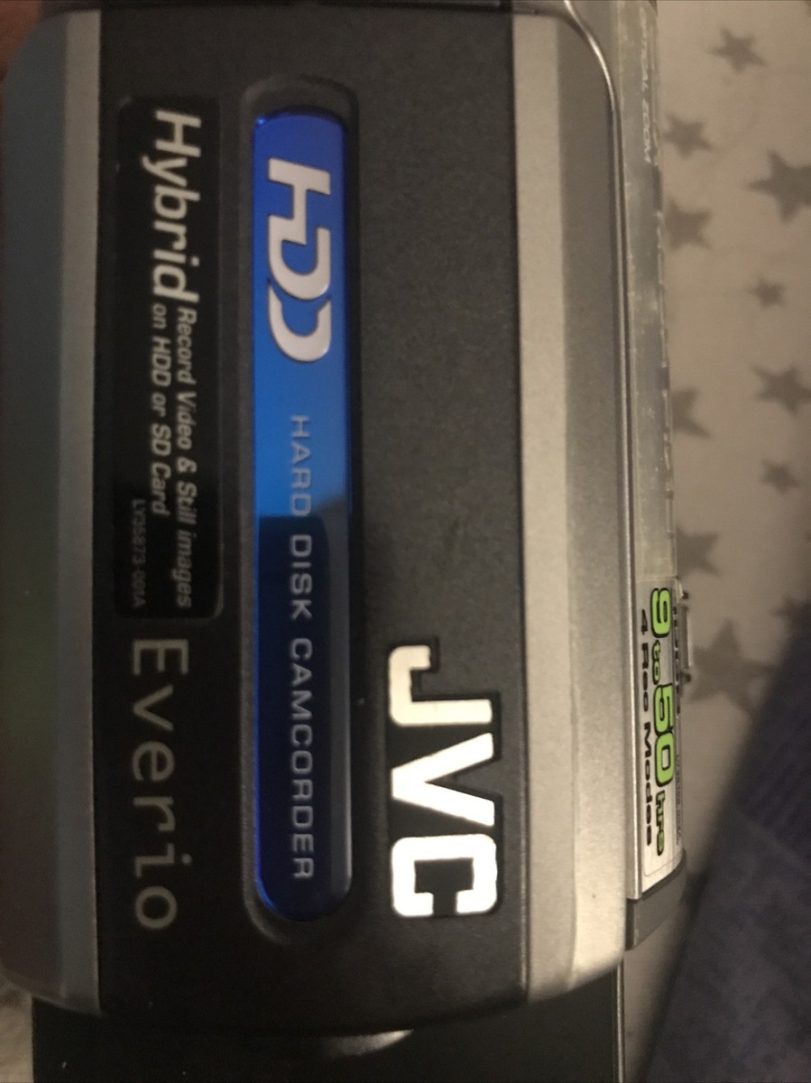 JVC EVERIO GZ-MG175EK CAMCORDER 40GB SD card hybrid With Extras