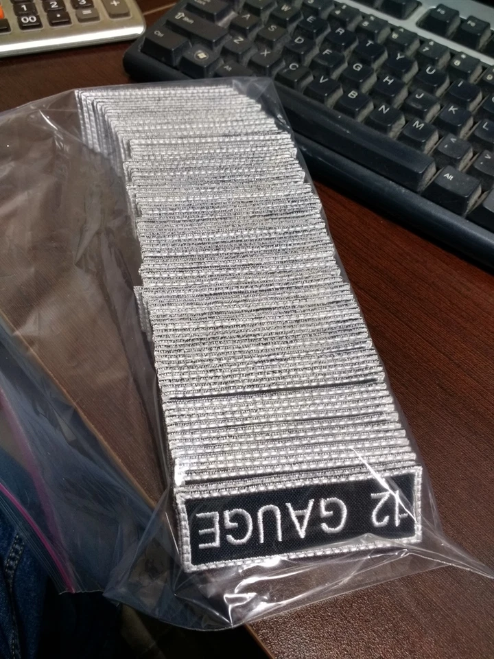 A LA CARTE Logo Custom Made Iron on Patch Badges Embroidered, Free artwork w 6pc - Image 3 of 4