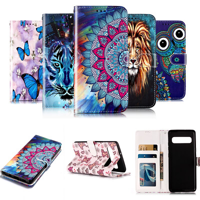 Für OPPO A94 FINd X5 A77 A76 A54 Gemusterte PU-Leder Flip Wallet Case Handyhülle