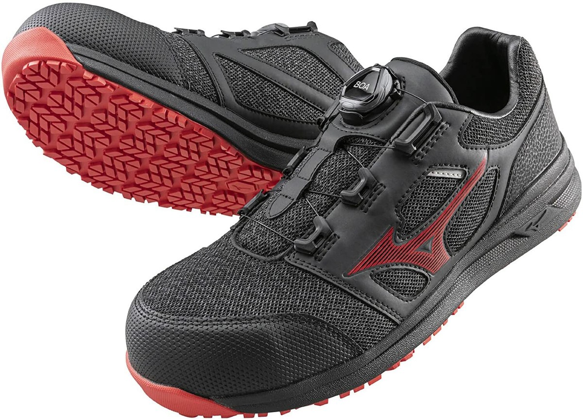 安全靴 Mizuno ALMIGHTY LS152L BOA 25.5 EEE MIZUNO WORKING Safety Shoes ALMIGHTY LS2 52L BOA F1GA2202 Black