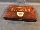 Ancienne boite à cigares en bois précieux du Gabon compagnie Air Afrique vintage
