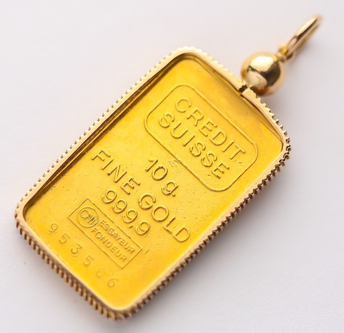 Credit Suisse 10g Fine Gold Bar 9999 