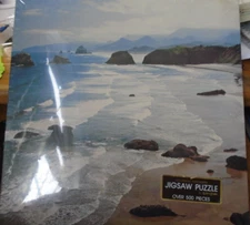 Vintage 1970’s Springbok Square Puzzle “By The Sea” NIB SEALED 500+ Pieces
