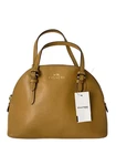 COACH Mini Dome Satchel Shoulder Bag, PVC, CML, Plain, F32582