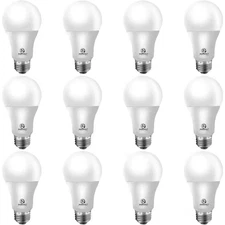75-Watt Equivalent A19 E26 Base Daylight (5000K) LED Light Bulb Non-Dimmable 120
