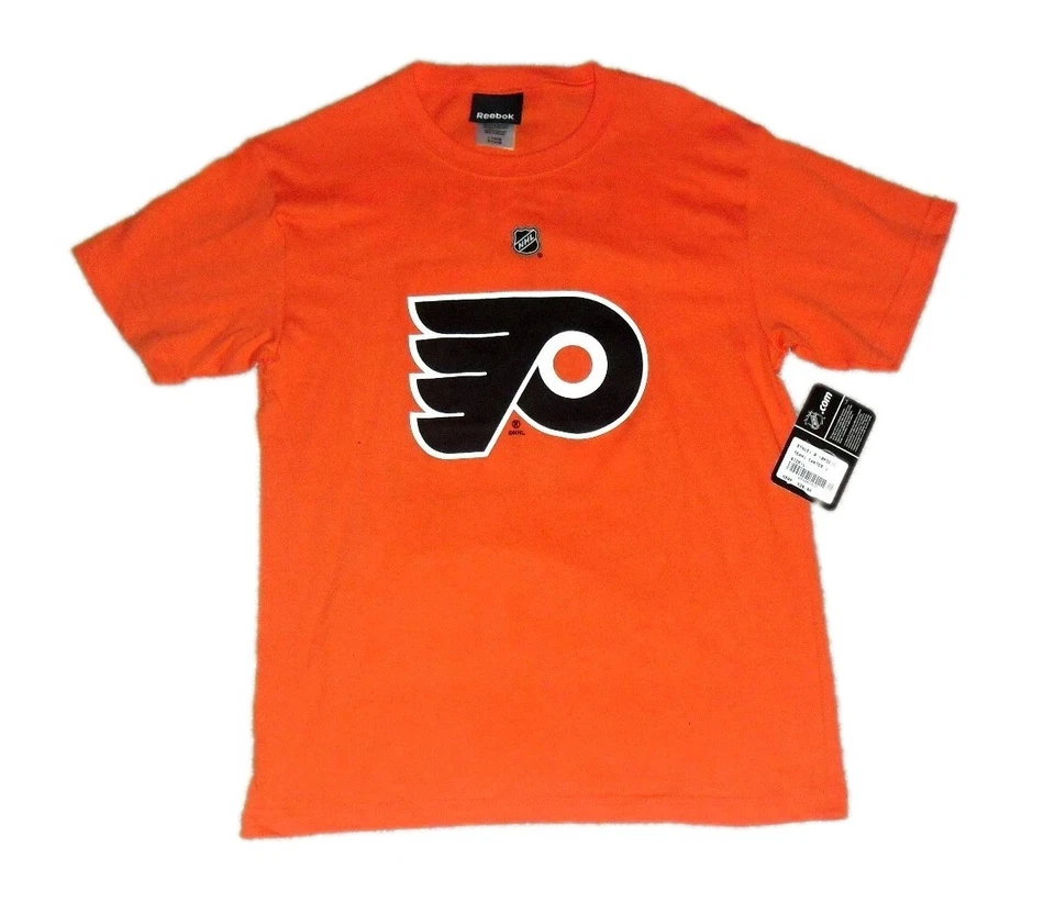 Футболка Jeff Carter Philadelphia Flyers детская молодежная стиль джерси размер Большой новый - Изображение 2 из 3