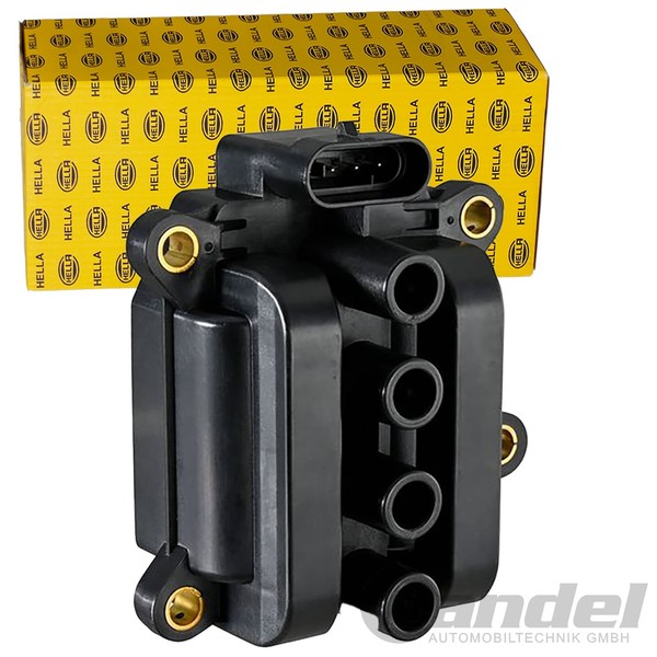 Hella ZÜNdspule ZÜNdmodul Passend FüR Dacia Logan Sandero Renault Clio Kangoo-image