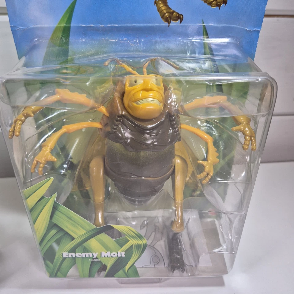 A Bug's Life Warrior Flik And Enemy Molt Action Figure 6" by Mattel 1998 Sealed! - Image 4 of 4