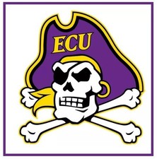 C21 East Carolina University Pirates College Team Logo Refrigerator Magnet