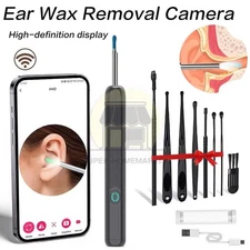 Ear Wax Removal Camera Tool, Ear Cleaner with 8Ear Set, 1080p HD Ear Scope NEW