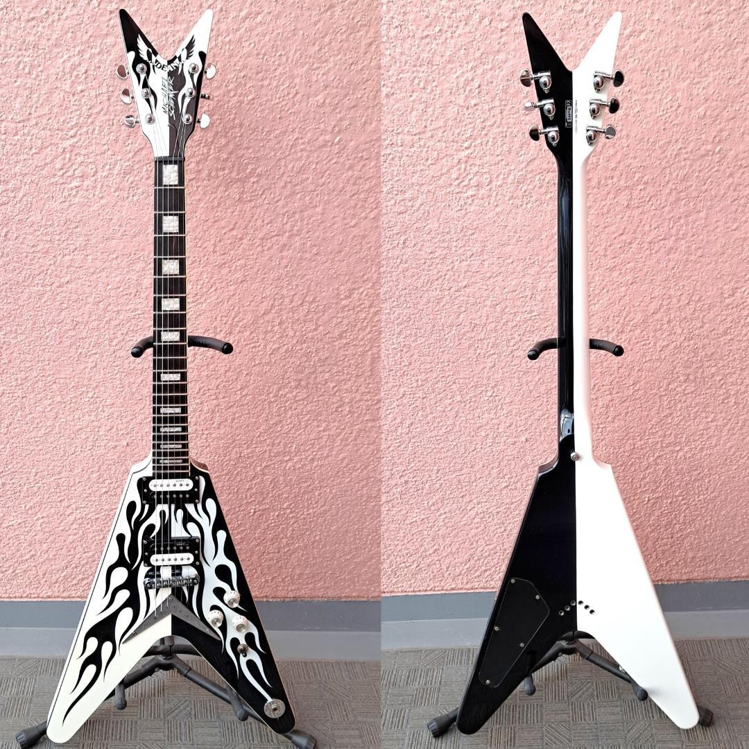 ■DEAN Michael Schenker Custom Flames V Dean Michael Schenker Custom, Flames at Gear4music
