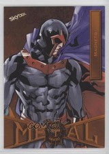 2022 Marvel Metal Universe Spider-Man Orange Light FX 12/25 Magneto #47 5oq